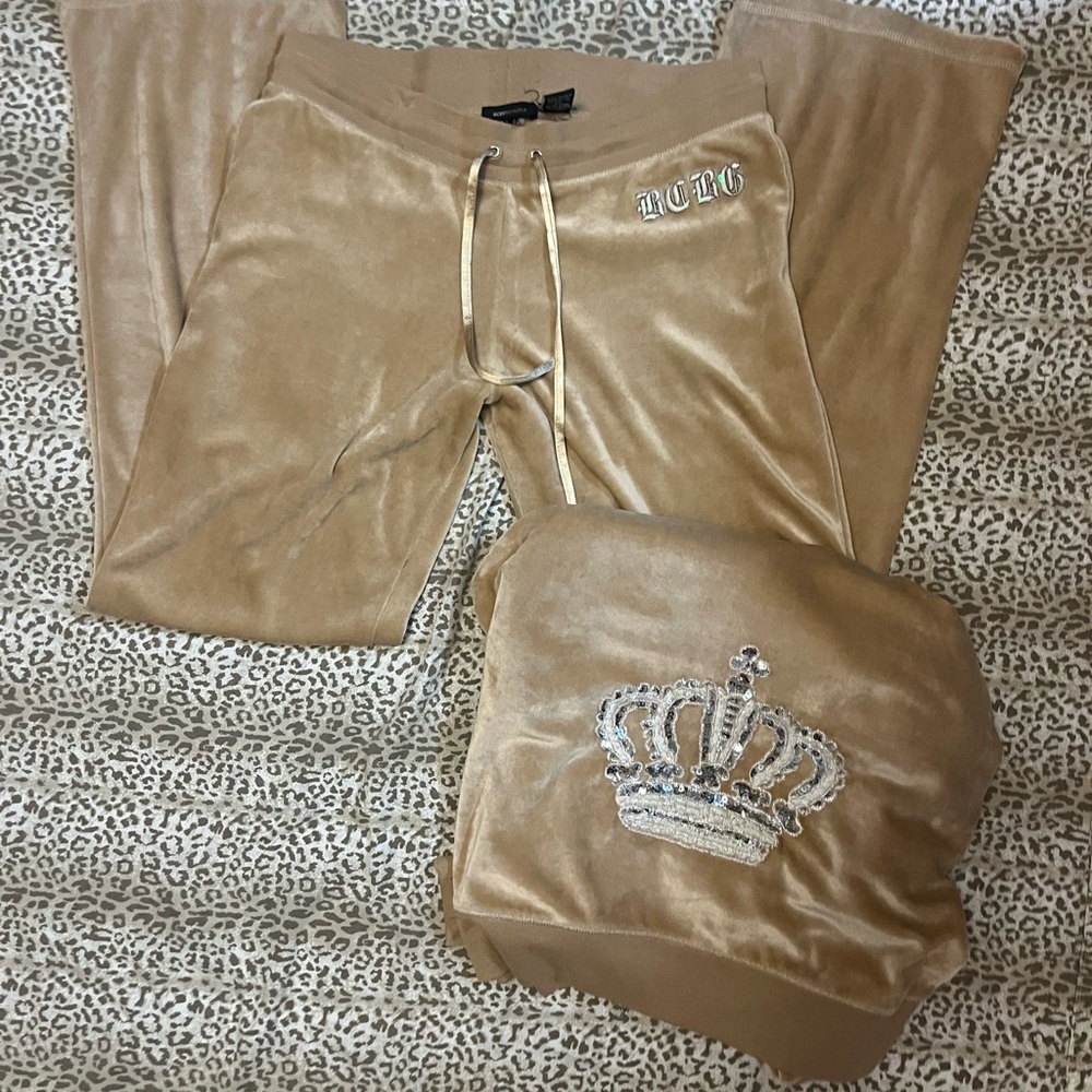 BCBG Beige Tracksuit Full Set